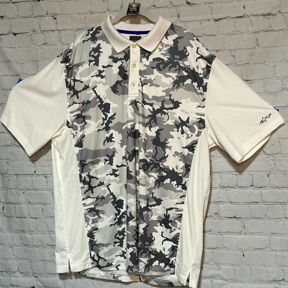 #125 Greg Norman XXL camo polo